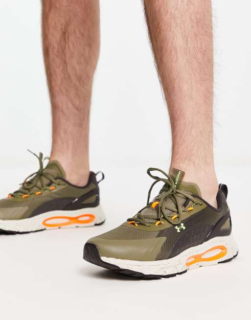 Khaki under shop armour trainers