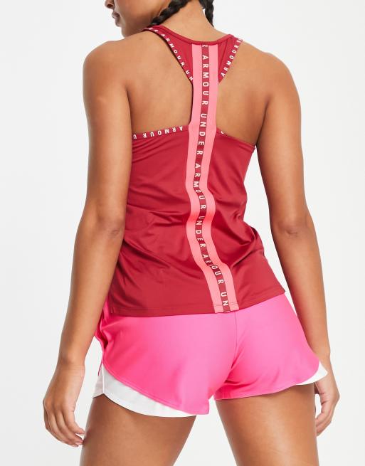 Under Armour - Training Knockout - Canotta bordeaux