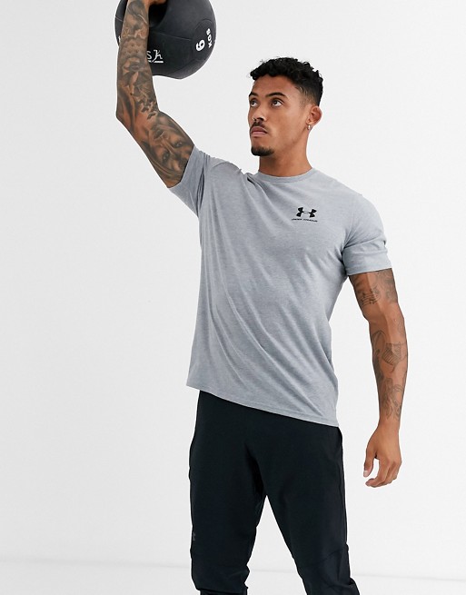 Under Armour Training logo t-shirt in grey