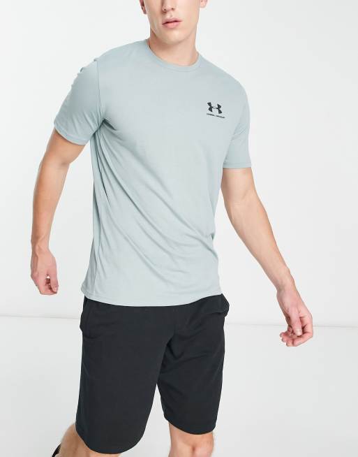 Under Armour Training long sleeve top with back camo print in