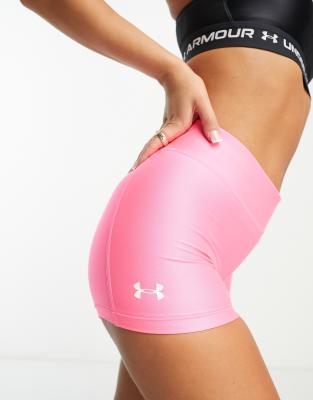 Under Armour Training mid rise booty shorts in pink