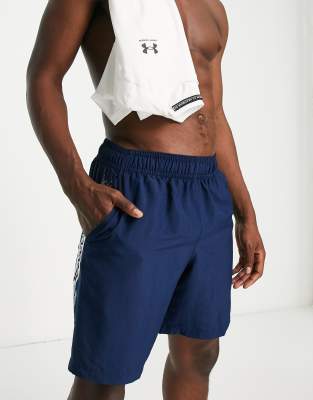 pantaloncini under armour blu