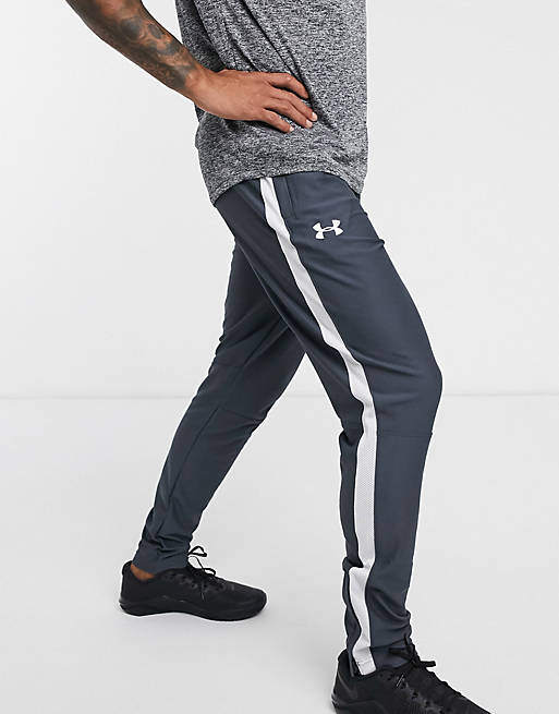 Under Armour Training pique track pants in gray