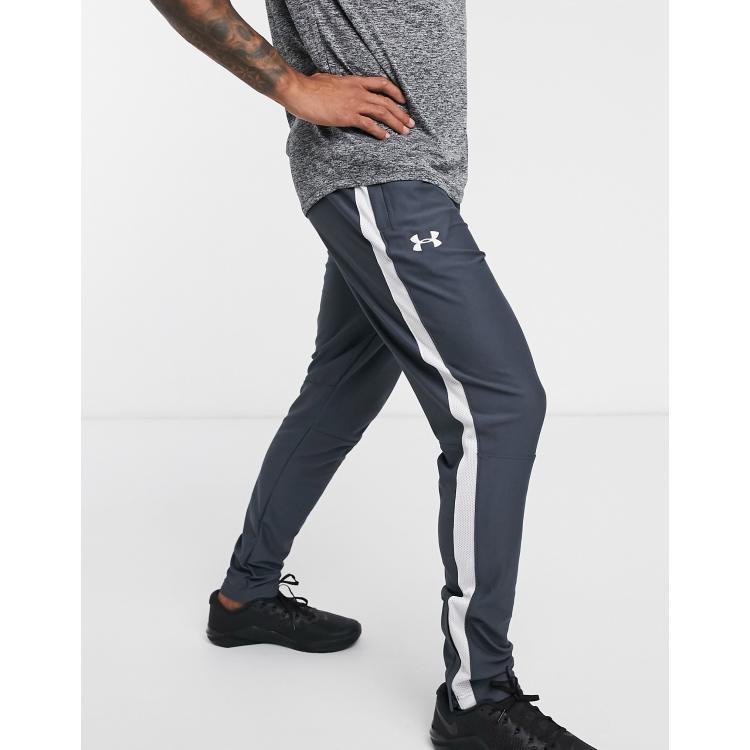 Under Armour Pique Track Pants Pitch Gray/White 1366203-012 - Free Shipping  at LASC