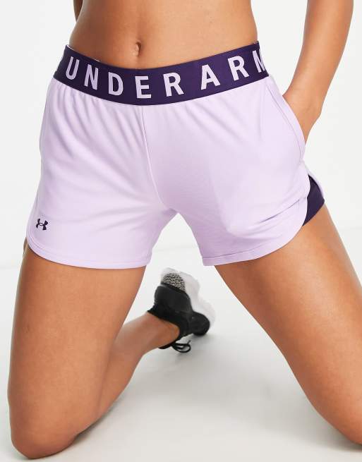 Purple under armour store shorts