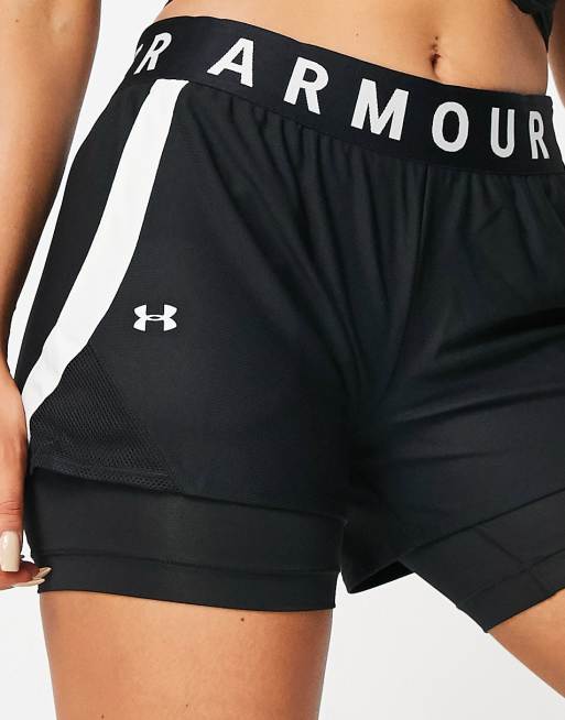 Pantaloncini under armour bianchi e neri on sale