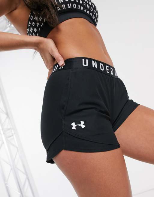 Shorts UA Play Up 3.0 Feminino Under Armour - Preto