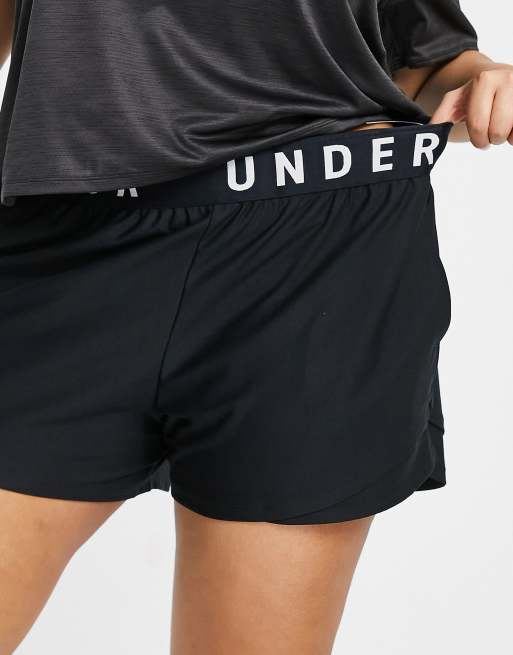 Under Armour Training Play Up shorts 3.0 in black