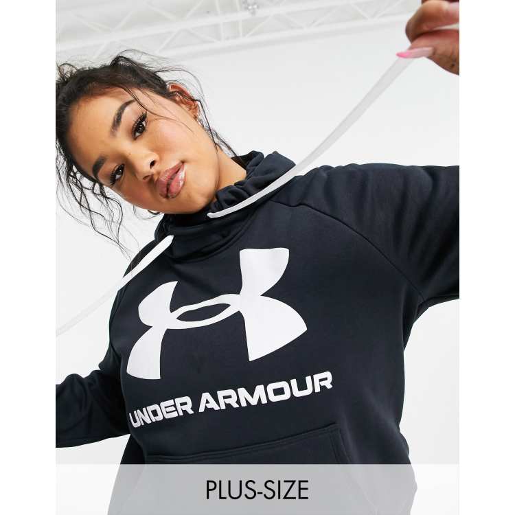 Ua rival fleece sportstyle graphic outlet crop