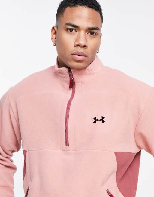 Under armour hot sale pink fleece