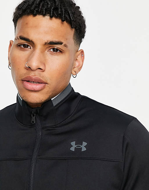 Under Armour Training Recover knit track jacket in black | ASOS