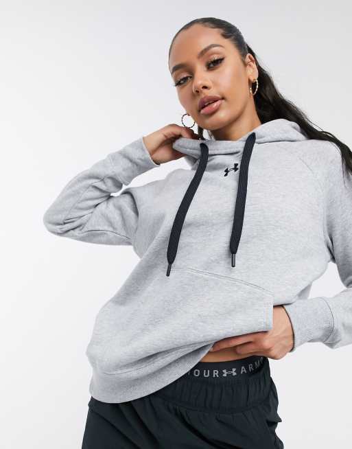 Dark grey under armour hoodie best sale