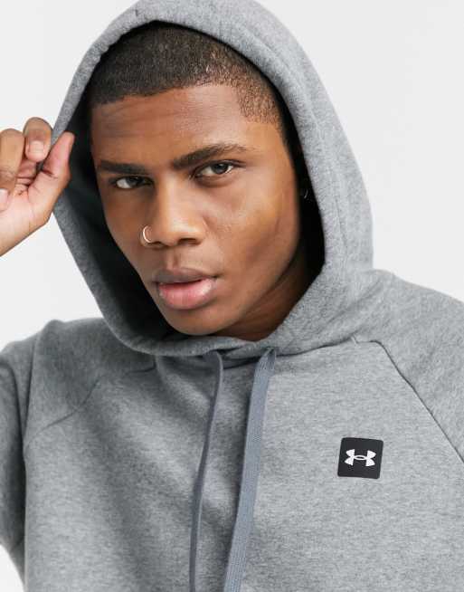 Under Armour Training Rival fleece hoodie in grey