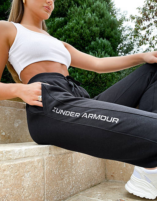 Under Armour Training Rival fleece joggers in black