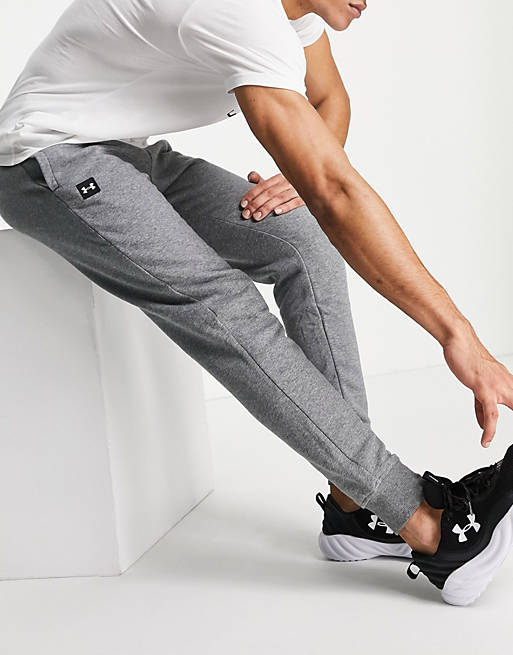 Under Armour Training Rival fleece joggers in grey
