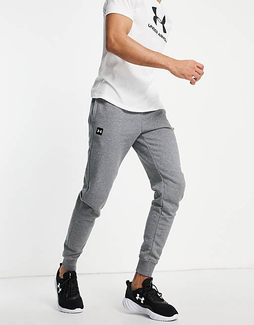 Tracksuits Under Armour Training Rival fleece joggers in grey 