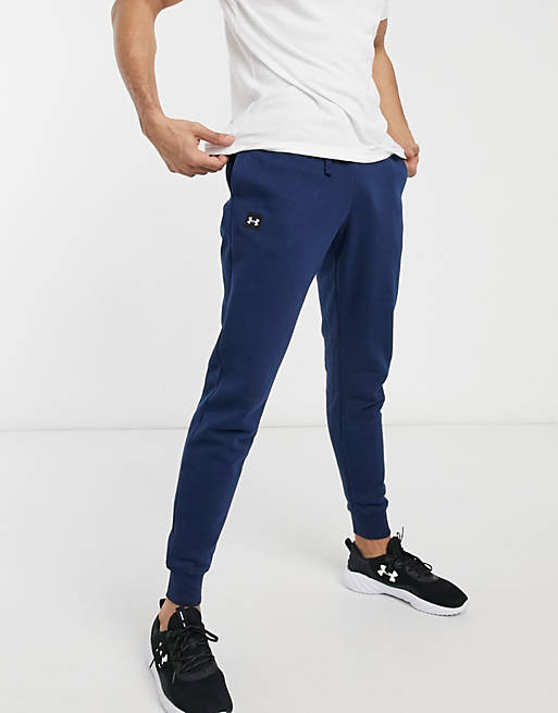 Tracksuits Under Armour Training Rival fleece joggers in navy 