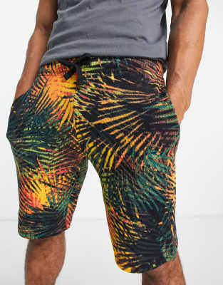 Under Armour Training Rival shorts in red palm print - ASOS Price Checker