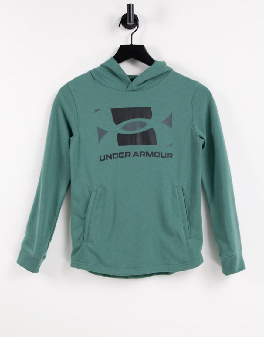 Under Armour Training Rival terry hoodie in green