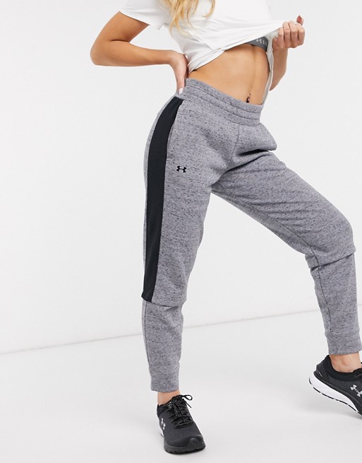 Under Armour Training rival terry joggers in grey