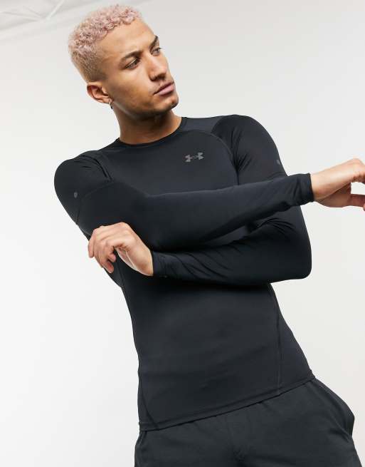 Under Armour Training HeatGear base layer T-shirt in black