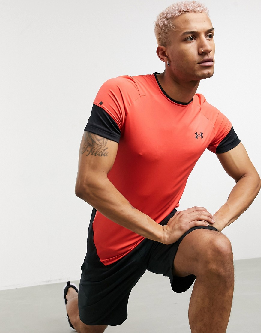 Under Armour Training Rush 2.0 tech t-shirt in red