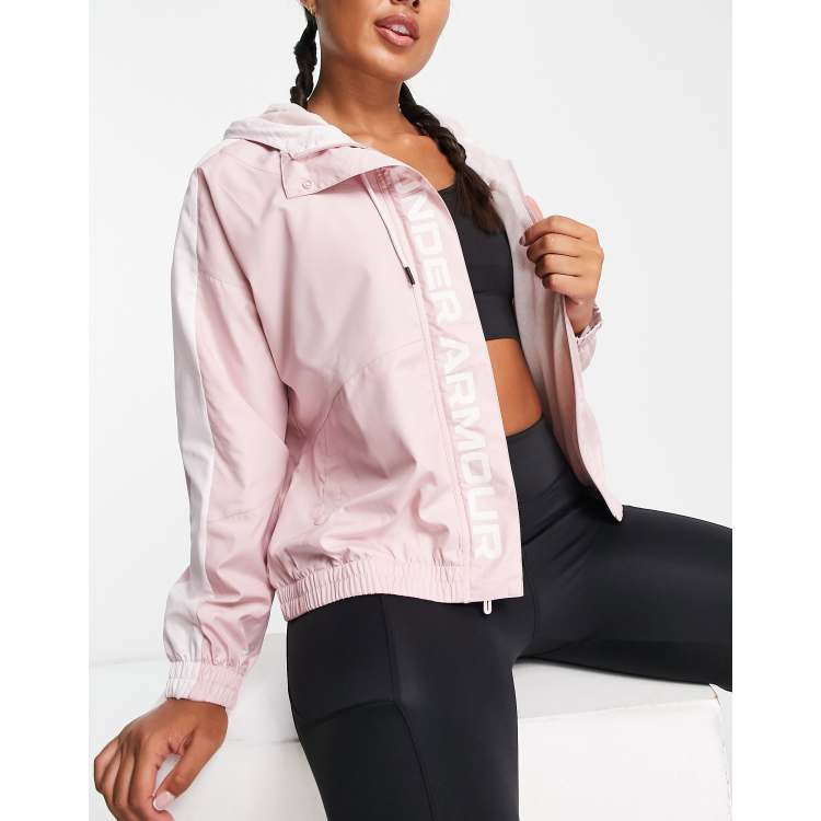 UNDER ARMOUR Under Armour UA RUSH WOVEN - Veste Femme retro pink - Private  Sport Shop