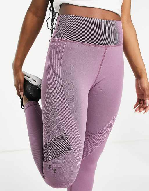 Dark Pink Seamless Gym Leggings