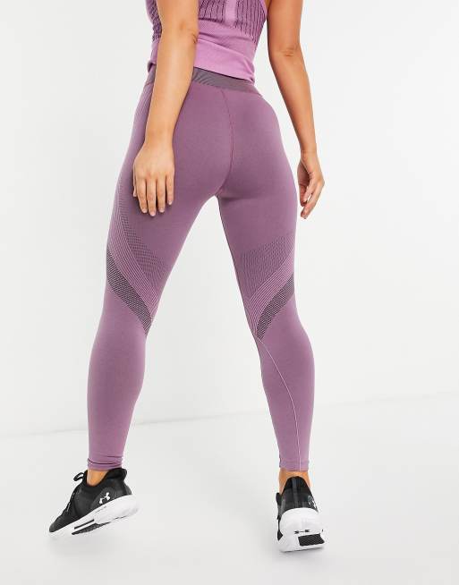 Stretchy Seamless Leggings Brown