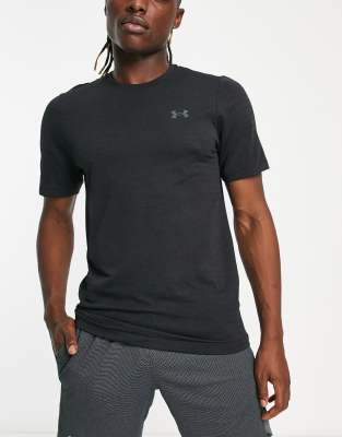 Under Armour Training Rush seamless t-shirt in black