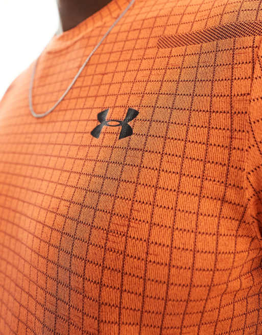 Tee-shirt Orange Under Armour Grande Taille homme grande taille