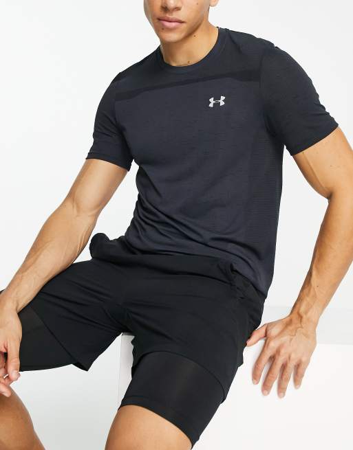 Armour Training seamless t-shirt in black | ASOS