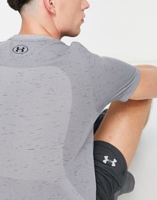 Under Armour Training seamless t-shirt in grey