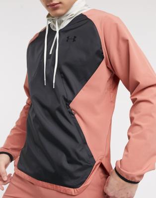 pink under armour jacket