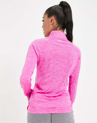 neon pink under armour top