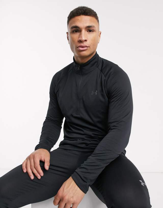 Under Armour Training Tech 2.0 1/2 zip top in black