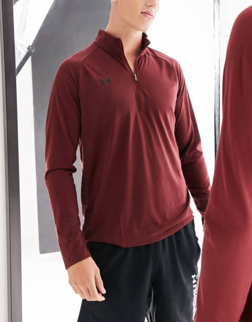 Burgundy under outlet armour