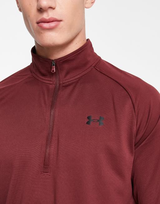 Under Armour, Half Zip Fleece Top Mens, 1/4 Zip Fleece Tops