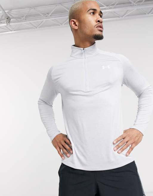 Under Armour Training tech 2.0 half zip top in grey ASOS