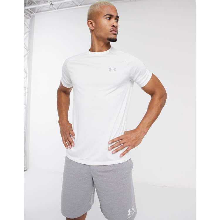 T shirt bianca under armour deals