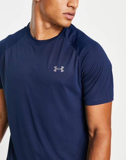 Under Armour - Training Tech 2.0 - T-shirt blu navy, 3 di 4