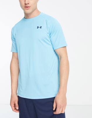 light blue under armour shirt