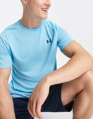 light blue under armour t shirt