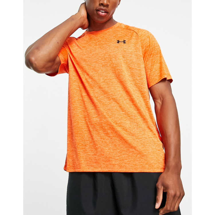 Mens orange under armour t outlet shirt