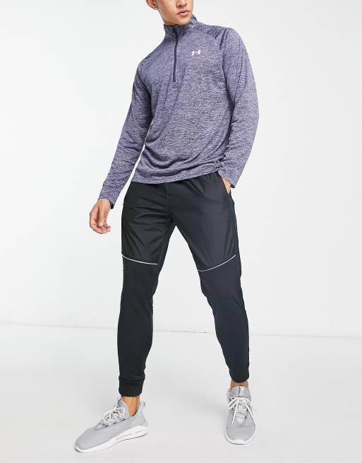 Under Armour Training Tech 2.0 top met 1 2 rits in marineblauw