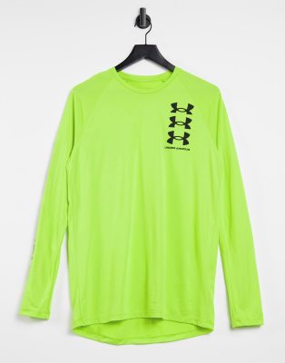 yellow under armour long sleeve