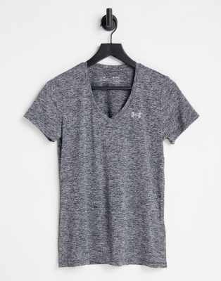 Under Armour Training Tech Twist t-shirt in grey marl - ASOS Price Checker