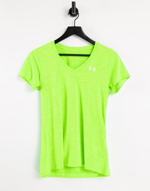 Under armour lime clearance green shirt