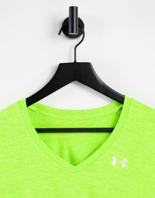 Lime green under armour sales shirt