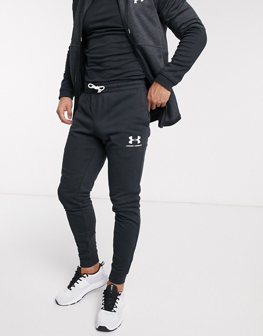Under Armour Training terry joggers in black